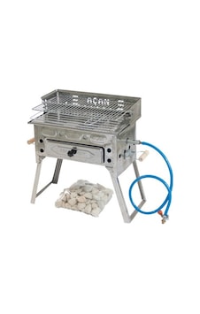 Açan T-4 Pervazlı Krom Tüplü Mangal 35 x 50 CM Gri Açan T-4 Pervazlı Krom Tüplü Mangal 35 x 50 CM Gri