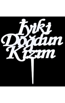 Özel Seri İyi Ki Doğdun Kızım Gümüş Pasta Pleksi Parti Süsleri Etkinlik Kutlama Ürünü Özel Seri İyi Ki Doğdun Kızım Gümüş Pasta Pleksi Parti Süsleri Etkinlik Kutlama Ürünü