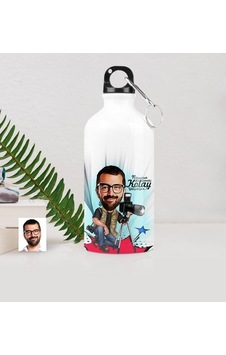 Kişiye Özel Bay Profesyonel Fotoğrafçı Karikatürlü Metal Suluk (5 Kişiye Özel Bay Profesyonel Fotoğrafçı Karikatürlü Metal Suluk (5
