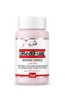 Dr. Gusto Yağ Bazlı Toz Bayrak Kırmızı Gıda Boyası 25 Gr