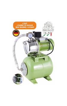 Böhrer 4 Kat 4 Daire 1hp Bakır Otomatik Aç Kapa 24l Yatay Hidrofor Tank Böhrer 4 Kat 4 Daire 1hp Bakır Otomatik Aç Kapa 24l Yatay Hidrofor Tank