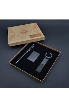 Şık Kalem Çakmak Anahtarlık 3'lü Set Şık Kalem Çakmak Anahtarlık 3'lü Set