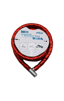 İbico İ18-061 Tüp Anahtarlı Motosiklet Ve Bisiklet Spiral Kilidi 22 Mm X 200 Cm - Metal Kafalı Kırmızı Kılıflı İbico İ18-061 Tüp Anahtarlı Motosiklet Ve Bisiklet Spiral Kilidi 22 Mm X 200 Cm - Metal Kafalı Kırmızı Kılıflı