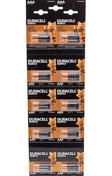 Duracell Alkalinli İnce Kalem Pil Aaa 20'Li Paket Lr03/Mn2400 Duracell Alkalinli İnce Kalem Pil Aaa 20'Li Paket Lr03/Mn2400