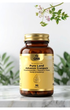Gnb Pure Land Advance Cranpure Proantosiyanidin + Vitamin C + Turna Yemişi Cranberry 90 Kapsül Gnb Pure Land Advance Cranpure Proantosiyanidin + Vitamin C + Turna Yemişi Cranberry 90 Kapsül