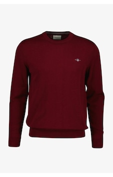 Gant Erkek Regular Fit Bisiklet Yaka Kazak - Bordo-10615 Plumped Red Gant Erkek Regular Fit Bisiklet Yaka Kazak - Bordo-10615 Plumped Red