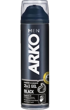 Arko Men Black Aktif Kömürlü Tıraş Jeli 200 ML Arko Men Black Aktif Kömürlü Tıraş Jeli 200 ML