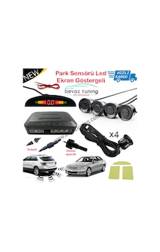 Park Sensörü Led Ekranlı Ses İkazlı Beyaz