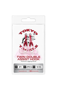 Tokyo Tackle Twin Double Assist Hook 2'li Asist Kanca No: 1 Tokyo Tackle Twin Double Assist Hook 2'li Asist Kanca No: 1