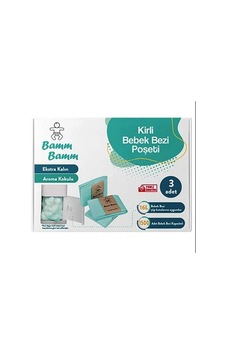 500x3 Adet Kirli Bebek Bezi Kapasiteli Çöp Poşeti 500x3 Adet Kirli Bebek Bezi Kapasiteli Çöp Poşeti