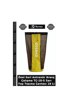 Özel Seri Antrenör Branş Çalışma Tç-18-s Sarı Top Taşıma Çantası 18 Li Özel Seri Antrenör Branş Çalışma Tç-18-s Sarı Top Taşıma Çantası 18 Li