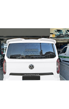 Yeni Custom Transporter 2024 Ve Sonrası - Spoiler - Beyaz - Plastik Yeni Custom Transporter 2024 Ve Sonrası - Spoiler - Beyaz - Plastik