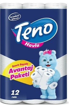 TENO HAVLU PECETE 12Lİ *4*