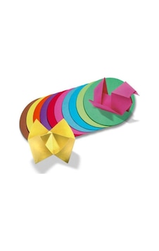 Folia Yuvarlak Origami Kağıdı 10 Renk 500 Adet 10 Cm. Çap Folia Yuvarlak Origami Kağıdı 10 Renk 500 Adet 10 Cm. Çap