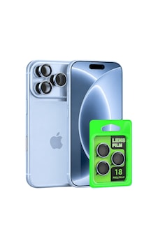 Newface - 353 - Apple İphone 18 Pro Raze Metal Kamera Lens - - Spt-gld - Açık Mavi Newface - 353 - Apple İphone 18 Pro Raze Metal Kamera Lens - - Spt-gld - Açık Mavi
