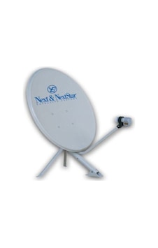 Çanak Anten Seti - Çiftli Lbn, 20 Metre Kablo 70 Cm Çanak Anten