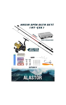 Spinex Spin Olta Seti Hazır Olta Seti At-çek Olta Seti Spin Olta Kamışı 10-40 Spinex Spin Olta Seti Hazır Olta Seti At-çek Olta Seti Spin Olta Kamışı 10-40
