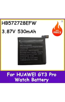 Huaweı Gt3 Pro 46mm - Gt4 46mm - Watch Ultimate İçin Yeni Yedek Saat Pili Odn-b19 3.87v 530mah Hb572728efw Senalstore Huaweı Gt3 Pro 46mm - Gt4 46mm - Watch Ultimate İçin Yeni Yedek Saat Pili Odn-b19 3.87v 530mah Hb572728efw Senalstore