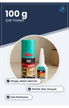 Hızlı Çok Yüzeyli Yapıştırıcı +100g Ahşap Metal Mermer Plastik De Hızlı Çok Yüzeyli Yapıştırıcı +100g Ahşap Metal Mermer Plastik De