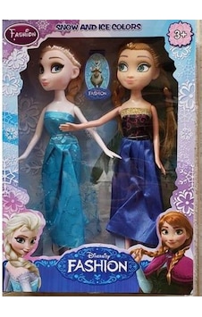Anna Ve Elsa 24 Cm Frozen Karlar Kraliçesi Bebek Seti