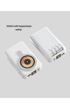 Taşınabilir Kablosuz Powerbank 10000 Mah Usb Type-c