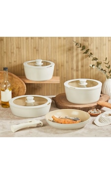Falez Aurıs 8 Parça Akıllı Set Krem Falez Aurıs 8 Parça Akıllı Set Krem