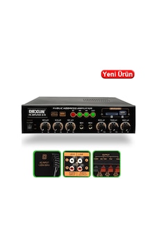 Dexun D-70 70w Usb/sd/aux 2 Mikrofon Girişli Trafolu Stereo Anfi Dexun D-70 70w Usb/sd/aux 2 Mikrofon Girişli Trafolu Stereo Anfi