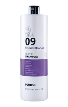 Purıng 09 Blonderesolve Sarı Gri Platin Saçlar İçin Turunculaşma Karşıtı Mor Silver Şampuan 1000ml Boyalı / Röfleli Purıng 09 Blonderesolve Sarı Gri Platin Saçlar İçin Turunculaşma Karşıtı Mor Silver Şampuan 1000ml Boyalı / Röfleli