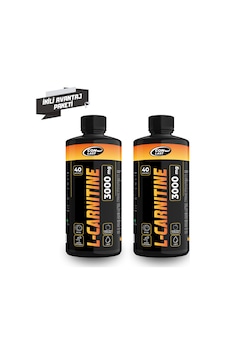 Ekonomik 2'li L-carnitine 3000mg Yeşil Elmalı L-karnitin Aromalı