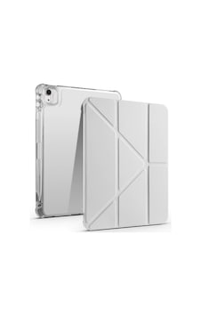 Apple İpad Air 11 2025 M3 Kılıf - Zore Tri Folding Kalem Bölmeli Standlı Kılıf, 4 Kademeli Stand, Darbe Koruyucu, Manyetik Ön Kapak Gri Apple İpad Air 11 2025 M3 Kılıf - Zore Tri Folding Kalem Bölmeli Standlı Kılıf, 4 Kademeli Stand, Darbe Koruyucu, Manyetik Ön Kapak Gri