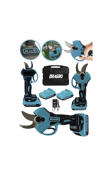 Dragro DRG-88 Mavi 88V 10 Ah Çift Akülü Yüksek Karbonlu Çelik Dijital Göstergeli Şarjlı Dal Budama Makası Mavi Dragro DRG-88 Mavi 88V 10 Ah Çift Akülü Yüksek Karbonlu Çelik Dijital Göstergeli Şarjlı Dal Budama Makası Mavi