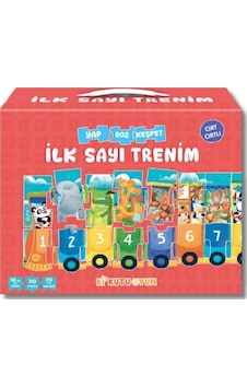 İlk Sayı Trenim - Cırt Cırtlı Yapboz ve Kitap Seti - 7 Kitap Takım - Halil İbrahim Öztürk - Bi Kutu Oyun Yayınevi İlk Sayı Trenim - Cırt Cırtlı Yapboz ve Kitap Seti - 7 Kitap Takım - Halil İbrahim Öztürk - Bi Kutu Oyun Yayınevi