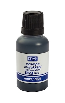Kraf Istampa Mürekkebi 30Cc Mavi 430G N11.426 Kraf Istampa Mürekkebi 30Cc Mavi 430G N11.426