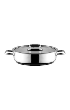 Aryıldız Colombus Metal Kulp Cam Kapak Basık Tencere - 26 Cm Aryıldız Colombus Metal Kulp Cam Kapak Basık Tencere - 26 Cm