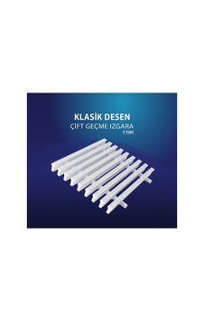 Havuz Izgarası Çift Geçmeli 25 Cm - 867247602 Havuz Izgarası Çift Geçmeli 25 Cm - 867247602