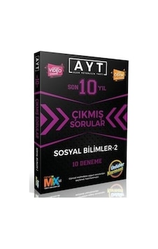 AYT Sosyal Bilimler 2 Karması Tıpkı Basım 10 Deneme - Ünlüler Karması AYT Sosyal Bilimler 2 Karması Tıpkı Basım 10 Deneme - Ünlüler Karması