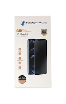 Mey İthalat iPhone Uyumlu 17 Pro Max 3d Antistatik Hayalet Cam Ekran Koruyucu