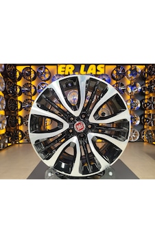 4 Adet Fiat  6.5 16 5 98 Et39 58.1 Black Mack Jant Revize Edilmiş Takım