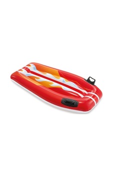 Tutmaçlı Deniz Yatağı Sörf Modeli Şişme Su Oyun Aracı 112x62 Cm Modern Desen Çok Renkli