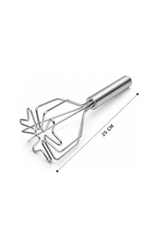 River World Patates Ezici Paslanmaz Çelik Kalp Şekilli 26 Cm Uzunluk
