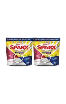 Asperox Sparx Diamond Plus Bulaşık Makinesi Tableti 40 Lı- 2 Paket Asperox Sparx Diamond Plus Bulaşık Makinesi Tableti 40 Lı- 2 Paket
