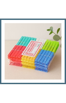 Agc Uygun Sepet Plastik Çamaşır Mandalı 144lü Gökkuşağı Agc Çok Renkli Agc Uygun Sepet Plastik Çamaşır Mandalı 144lü Gökkuşağı Agc Çok Renkli