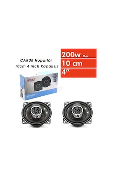 CARUB Hoparlör Takımı 10cm 4 inch Kapaksız - 2 Adet