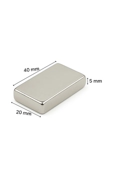 40 20 5 Mm N35 Neodyum Mıknatıs Nikel Kaplama, Köşeli 10 Lu Paket Lisinya 40 20 5 Mm N35 Neodyum Mıknatıs Nikel Kaplama, Köşeli 10 Lu Paket Lisinya
