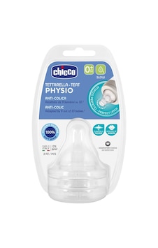 Chicco Wellbeing Silikon 2'li Biberon Emziği 0 Ay+ Chicco Wellbeing Silikon 2'li Biberon Emziği 0 Ay+