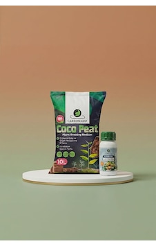 Coco Peat 10 L + Sıvı Bitki Besini 250 Ml Yetiştirme Paketi Diğer