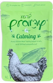 Pramy Jöle İçinde Somonlu ve Tavuklu Yetişkin Kedi Maması 70 G Pramy Jöle İçinde Somonlu ve Tavuklu Yetişkin Kedi Maması 70 G