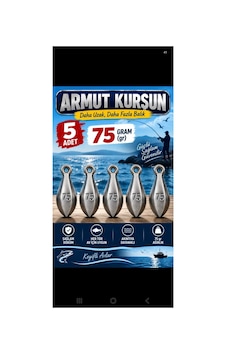 75 Gram Olta Kurşunu 5 Adet