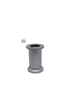 Akcell Elvin Ayak 10 Cm Saten Parlak Tabanlı X 4 Adet Saten Akcell Elvin Ayak 10 Cm Saten Parlak Tabanlı X 4 Adet Saten