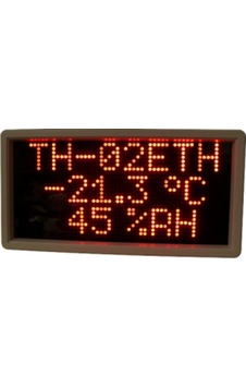 Electrosec Th-02Dsp Dotmatrix Isı Ve Nem Led Ekranı Electrosec Th-02Dsp Dotmatrix Isı Ve Nem Led Ekranı